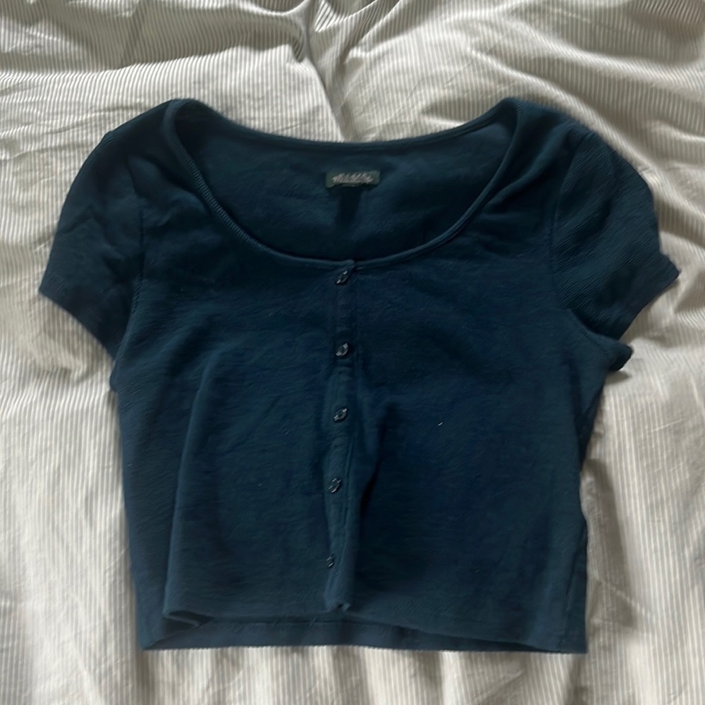 Blue shirt wild fabel